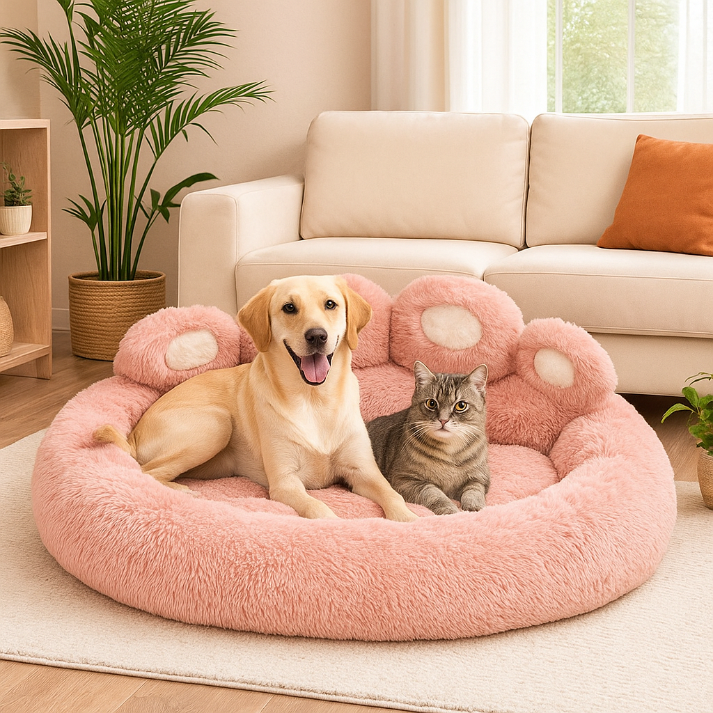 🛏️ Lit en Peluche pour Chien & Chat