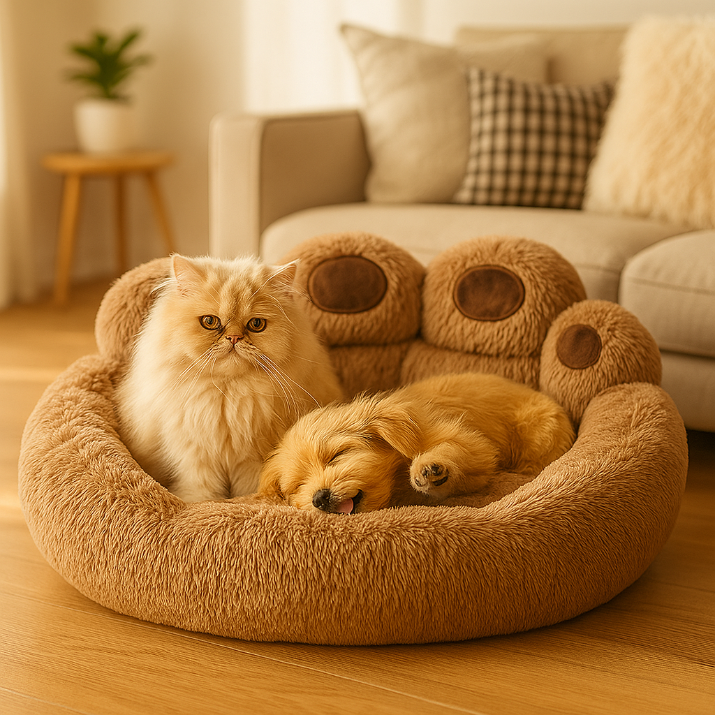 🛏️ Lit en Peluche pour Chien & Chat