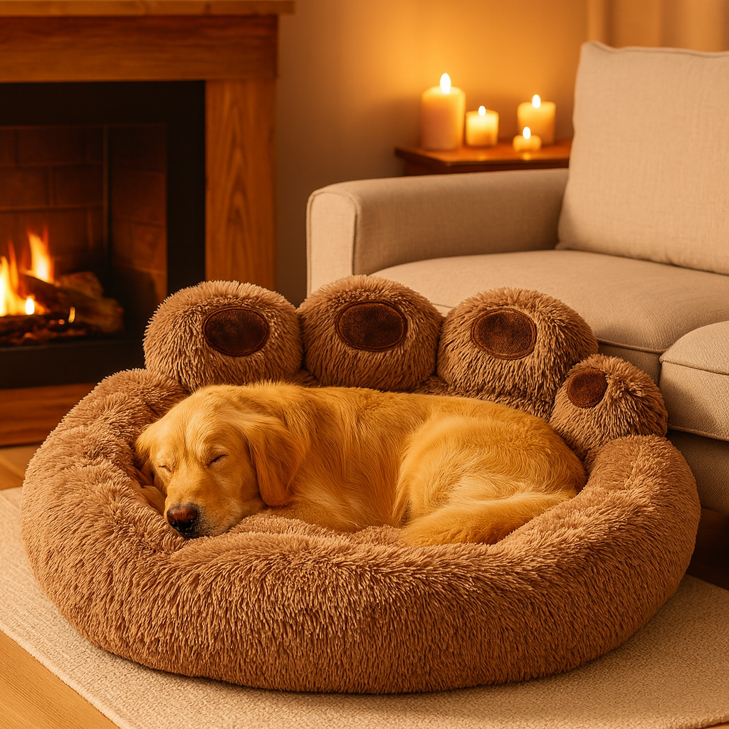 🛏️ Lit en Peluche pour Chien & Chat