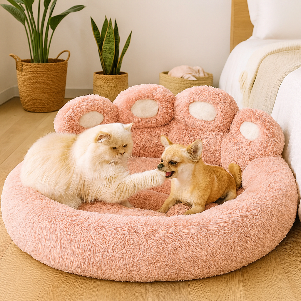 🛏️ Lit en Peluche pour Chien & Chat